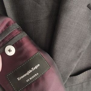 Silk Blend Birdseye Zegna Suit